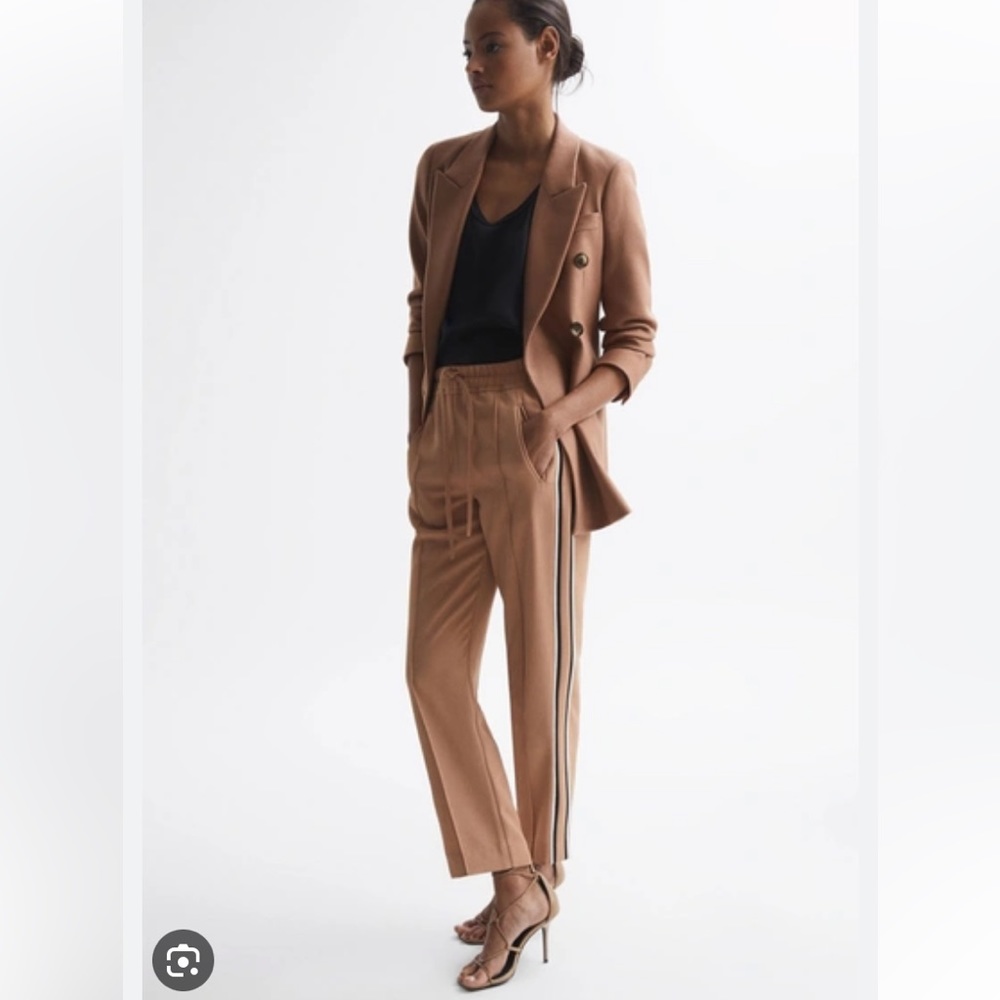 Never worn! Reiss camel trousers size US 6